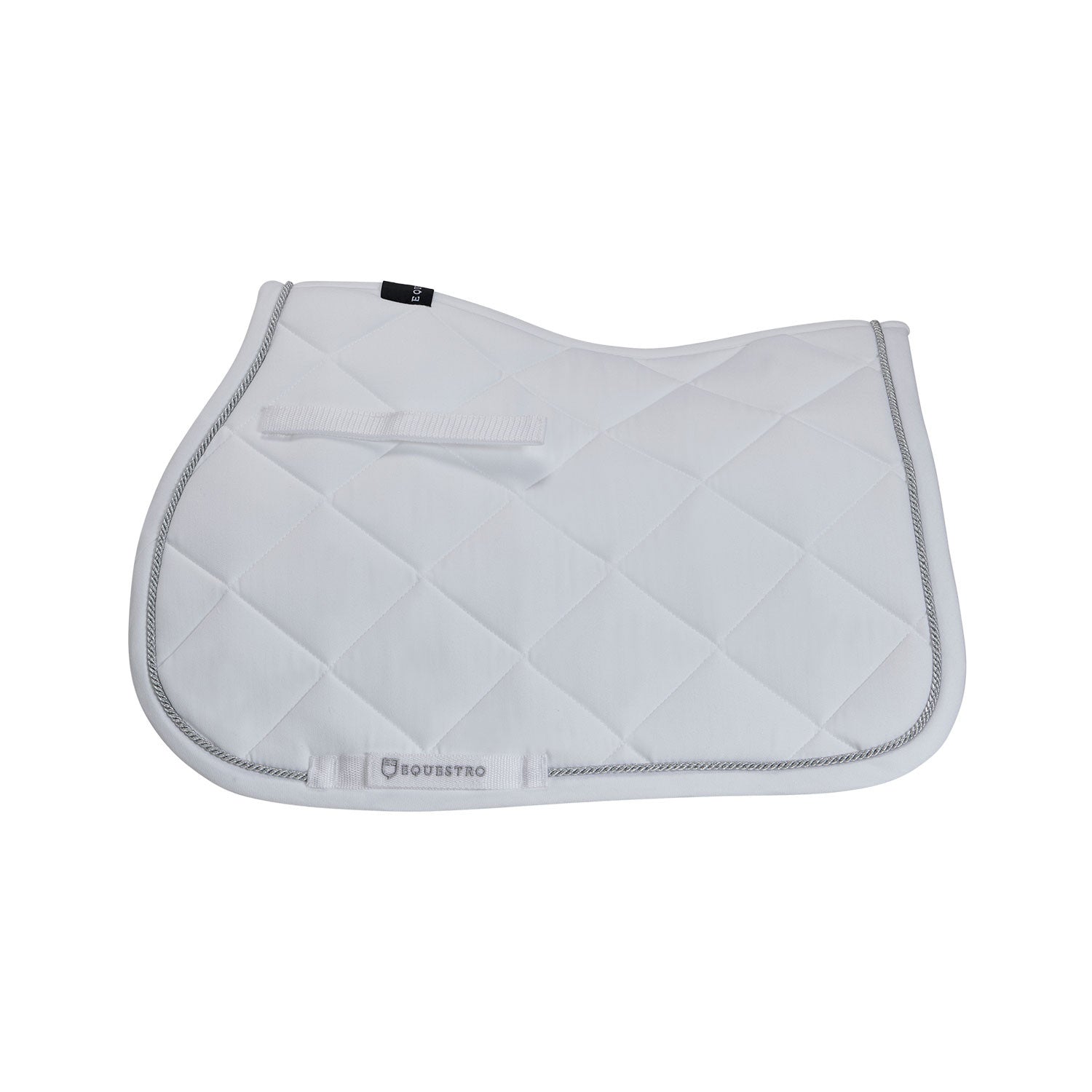 Jumping saddle pad in cotton with trimmings