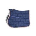 Jumping saddle pad with contrasting trimmings