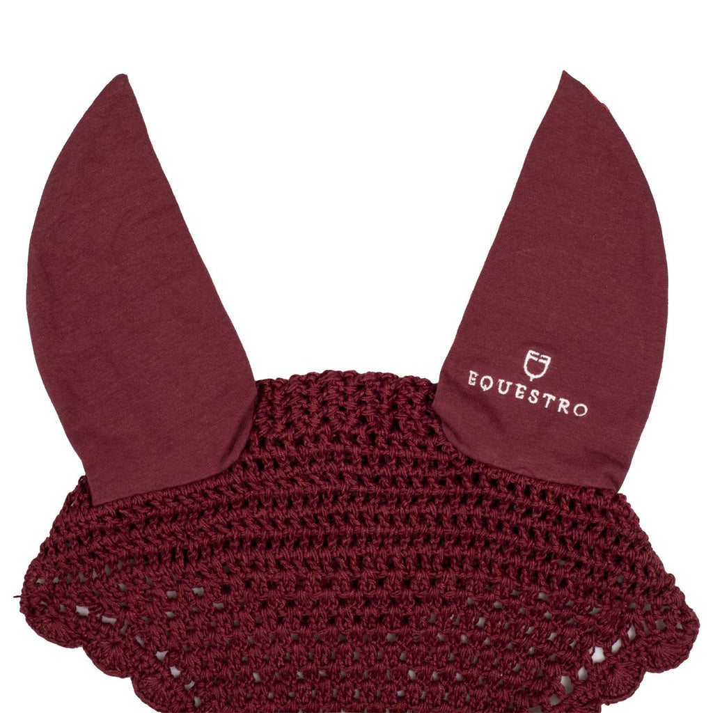 Cotton fly veil with noseband attachment
