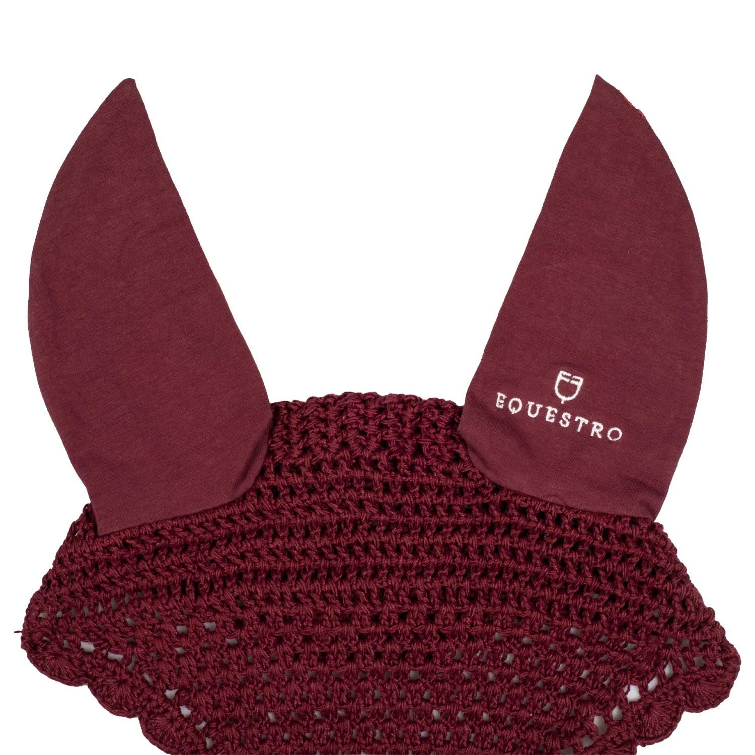 Cotton fly veil with noseband attachment