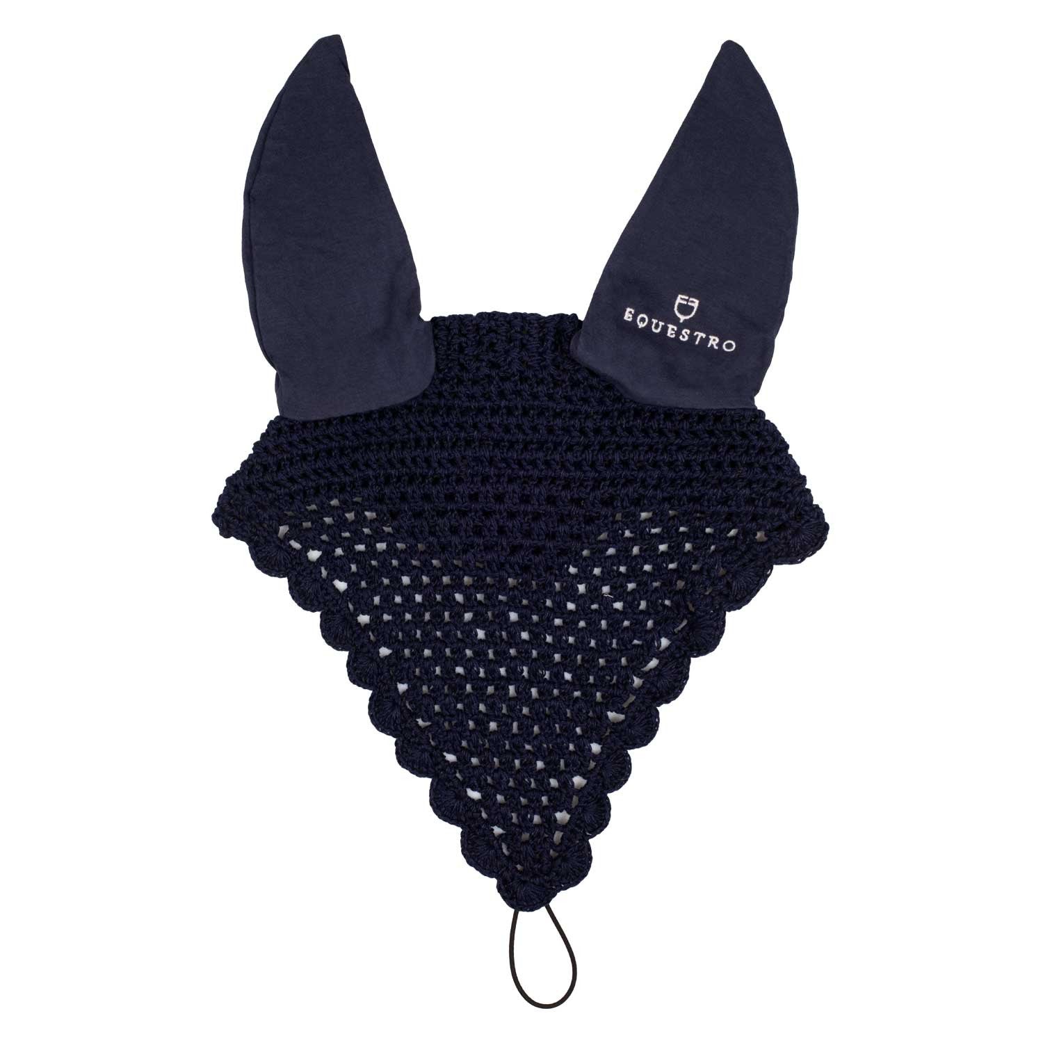 Equestro Cotton fly veil with noseband attachment