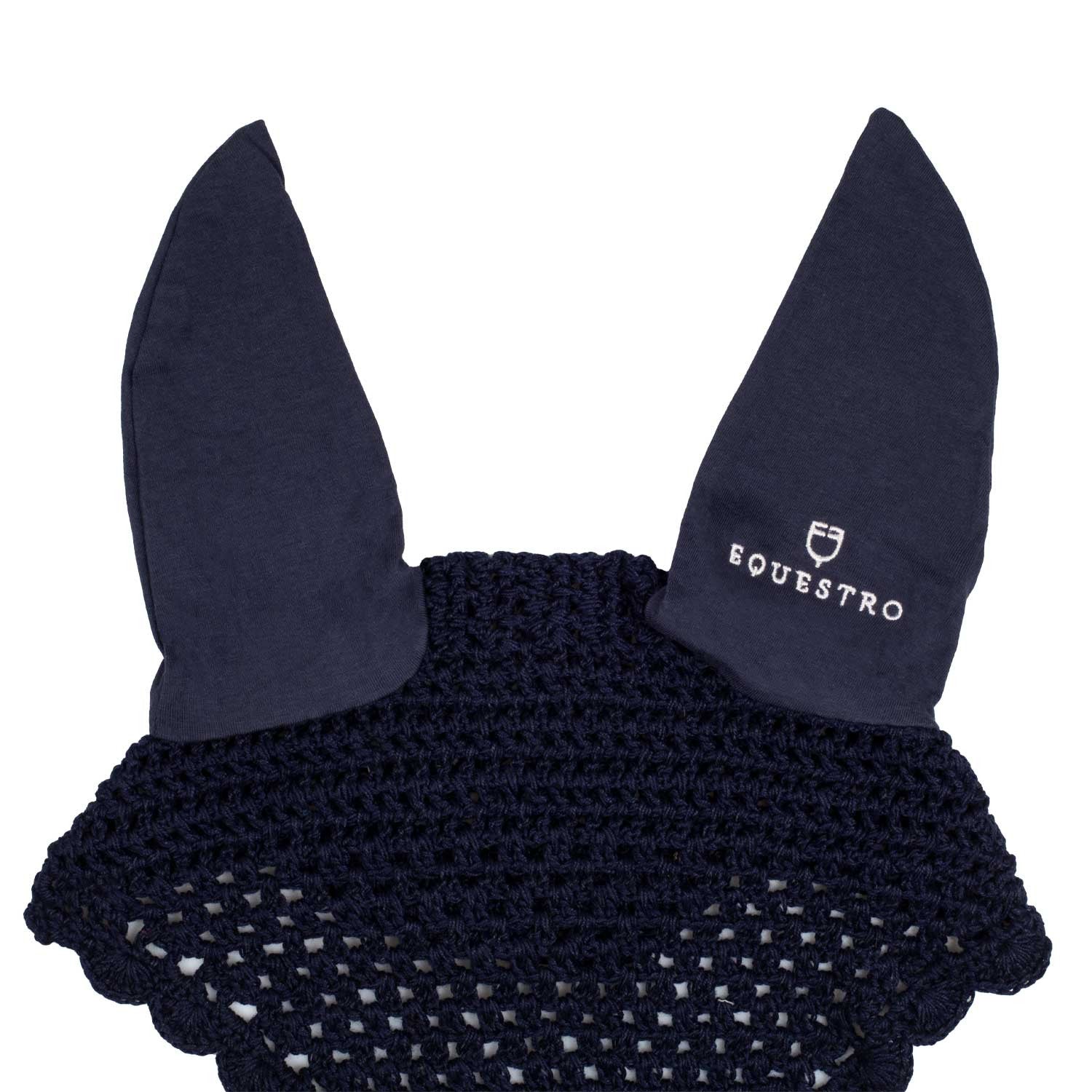 Cotton fly veil with noseband attachment