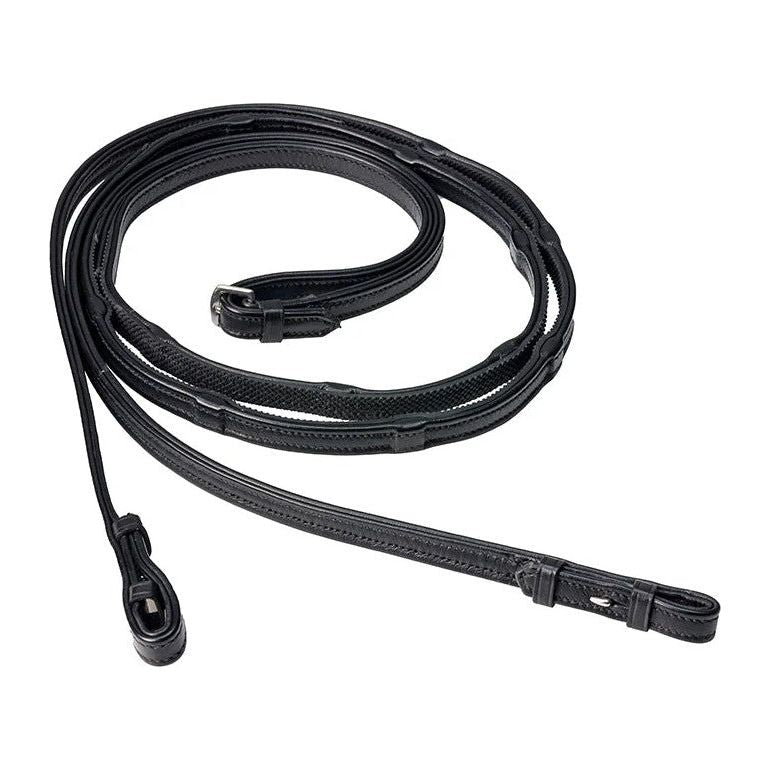 Fairfax Continental Rubber Lined Dressage Reins