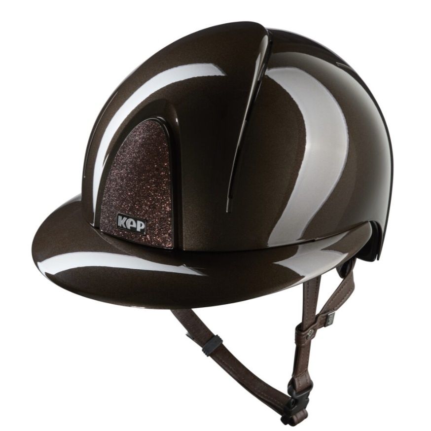 Kep Smart Nova- Metal Polish Brown Star Polo Visor