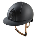 Kep Smart Nova- Textile Black Polo Visor (beige strap)