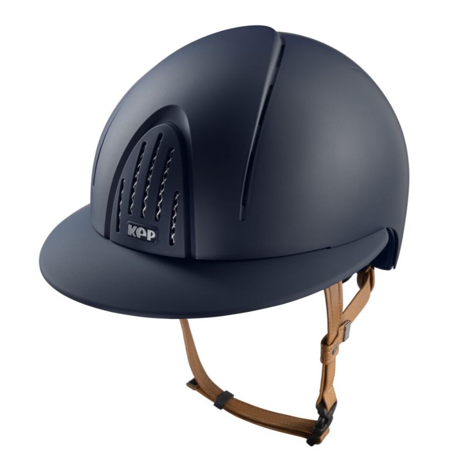 Kep Smart Nova- Textile Blue Polo Visor (beige strap)