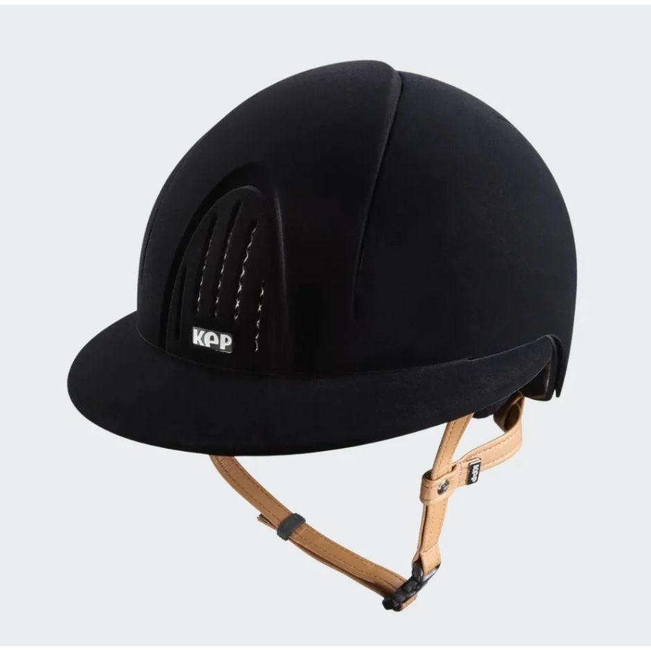 Kep Smart Nova- Velvet Black Polo Peak (beige chinstrap)