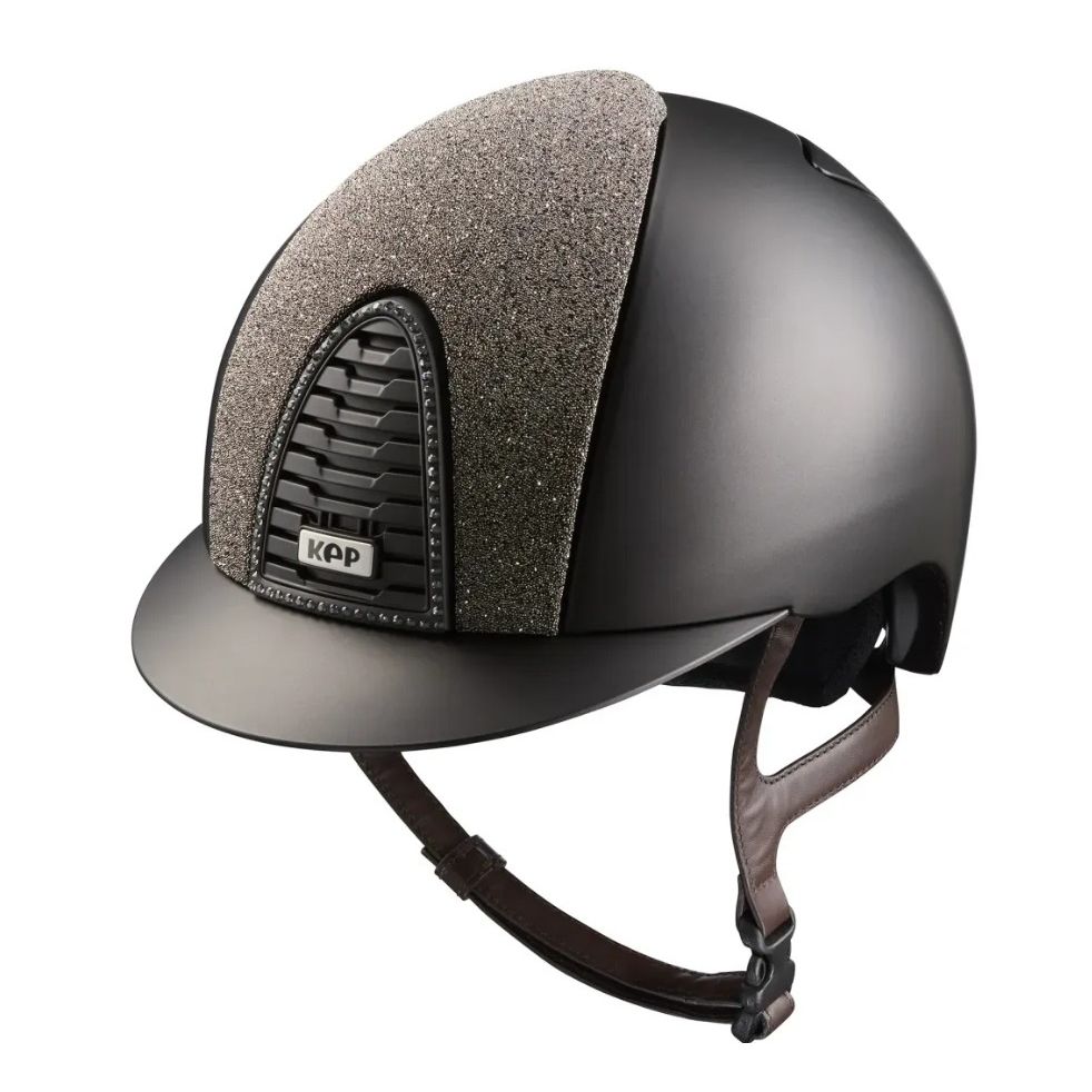 Kep Cromo2 - Vanity- Textile Brown with vanity gold front