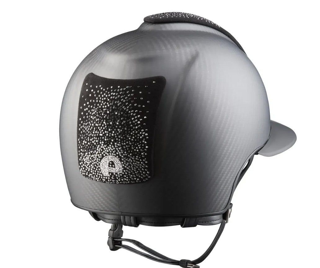 Kep Cromo2 - E-Light - Carbon-  Matt Black - Nebula Silver Front Polo Visor