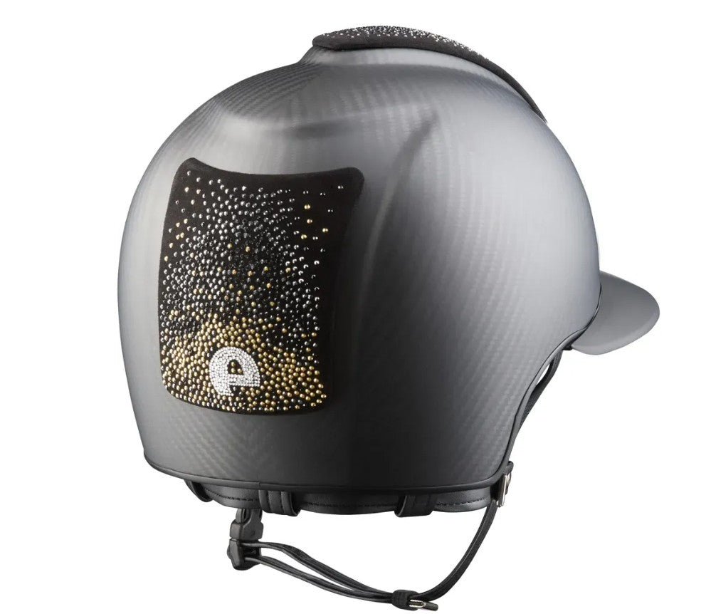 Kep Cromo2 - E-Light - Carbon-  Matt Black - Nebula Gold Front - Polo Visor