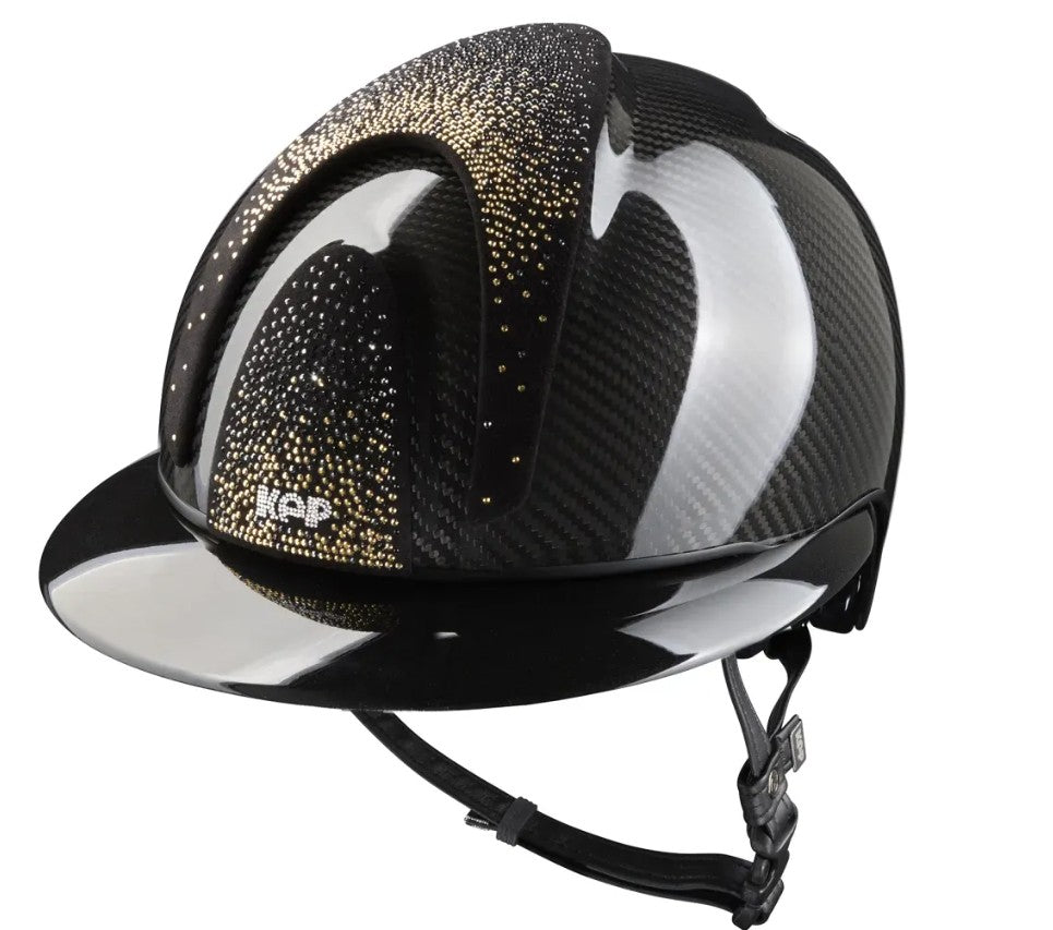 Kep Cromo2 - E-Light - Carbon-  Shine Black - Nebula Gold Front Polo Peak