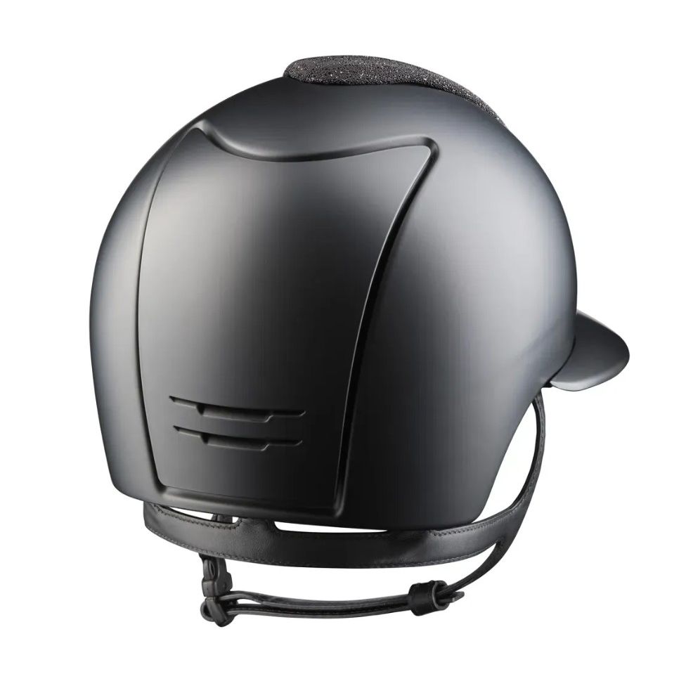 Kep Cromo2 - Vanity- Textile Black with Vanity top, crystal frame and polo peak