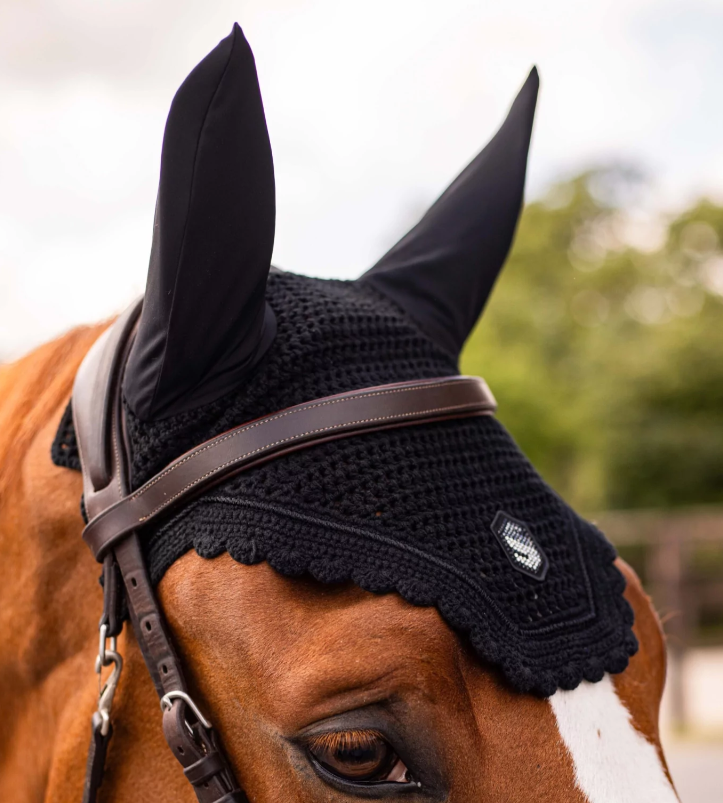Samshield Flyshield Fly Veil Swarovski- Black