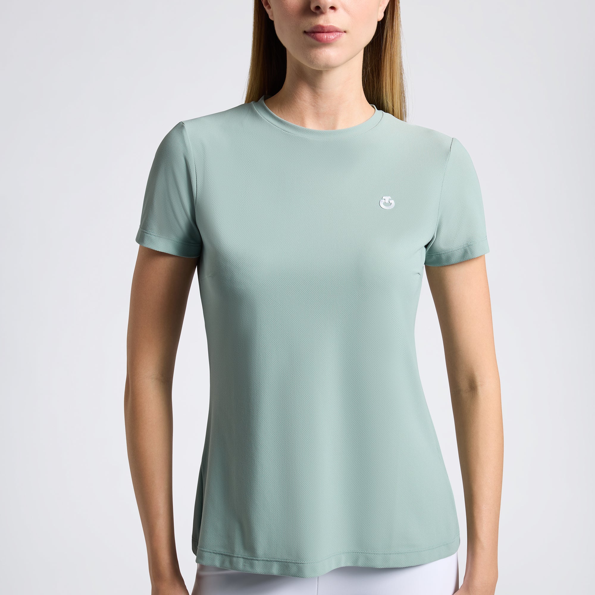 Cavalleria Toscana SS25 Jersey T-Shirt with 3D Logo- TSD088