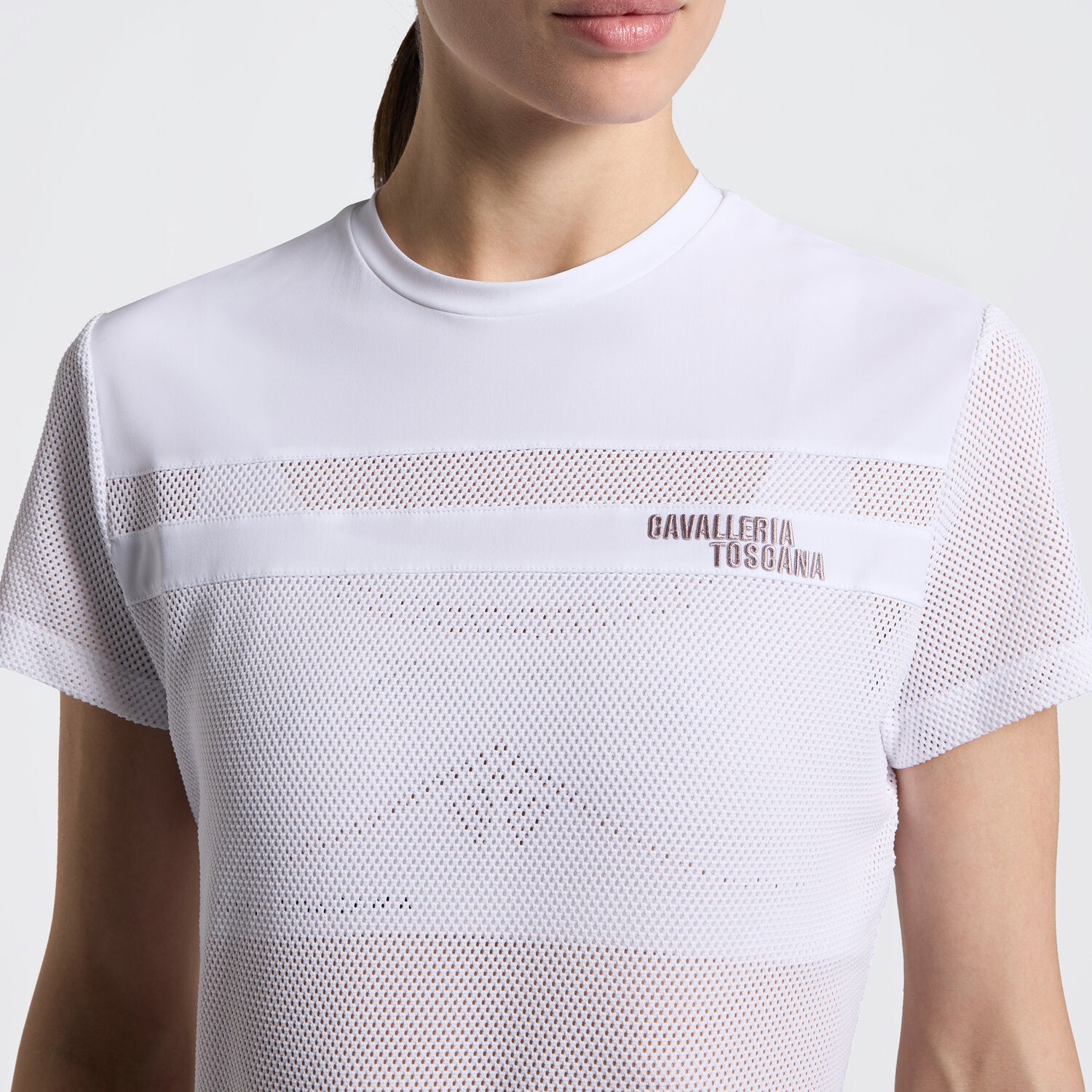 CT SS26 Perforated T-Shirt- White