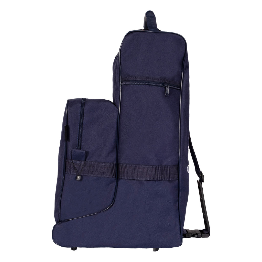 Riding boots and cap bag with rubber reinforcement