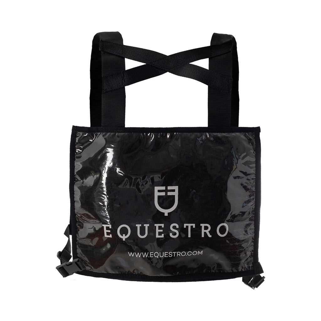 Polyester number holder bib