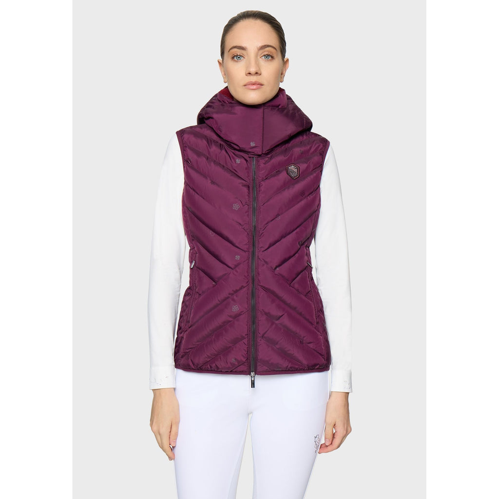 Samshield AW26 Chamonix Emblem Edition - Sleeveless Puffer - Plum