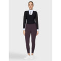 Samshield AW26 Clara Floral Full Grip Breeches - Black Cherry