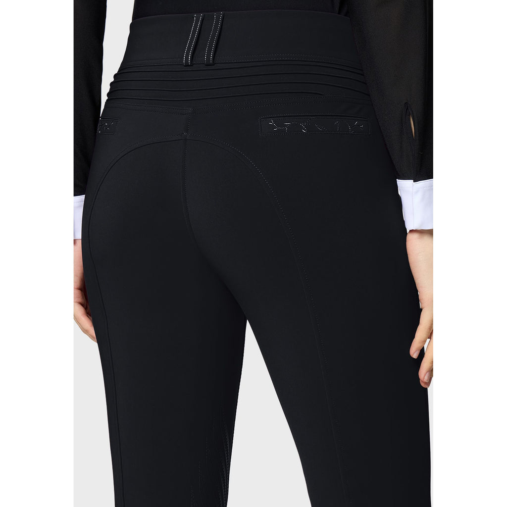 Samshield AW26 Clara Floral Full Grip Breeches - Black