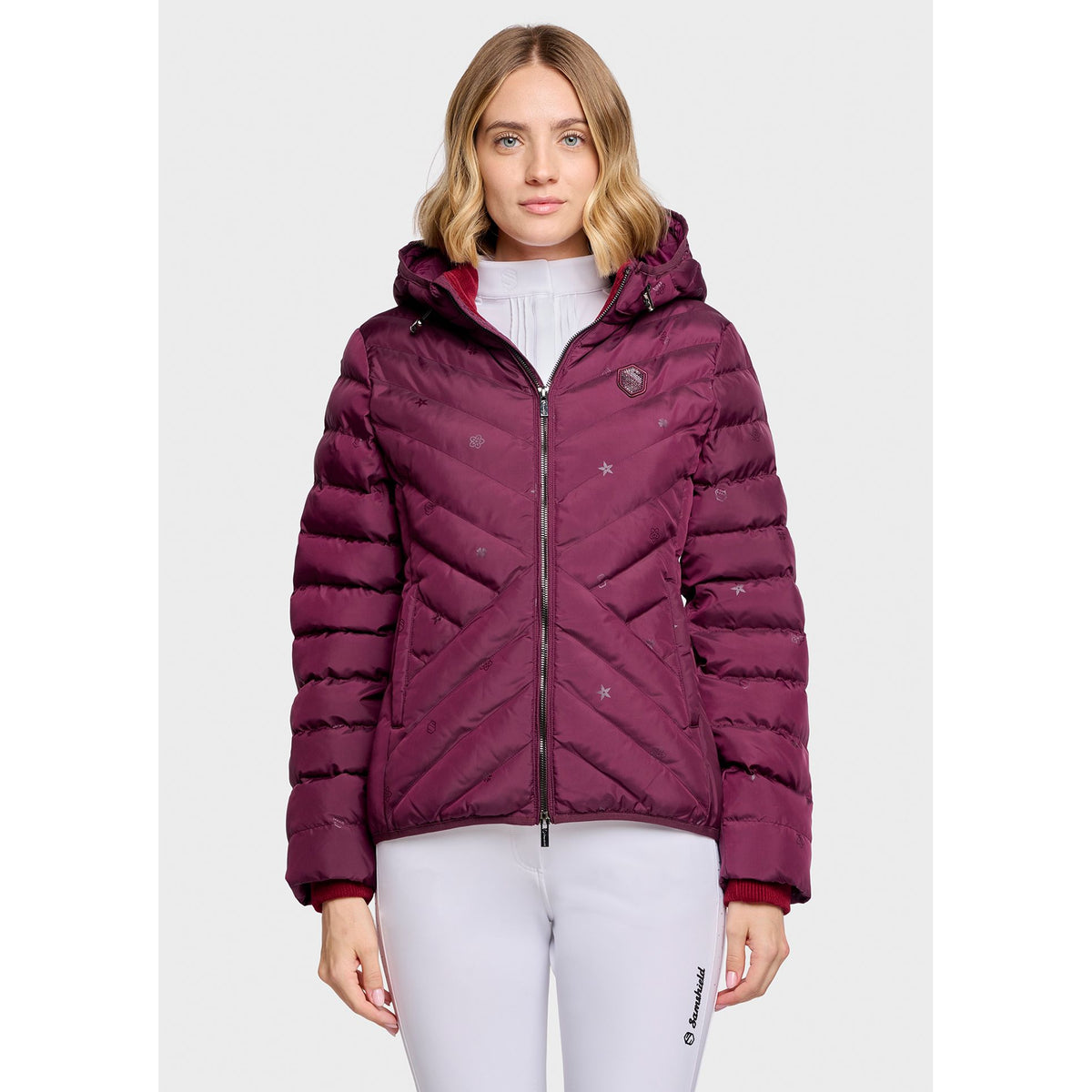 Samshield AW26 Courchevel Emblem Edition - Long Sleeve Puffer - Plum
