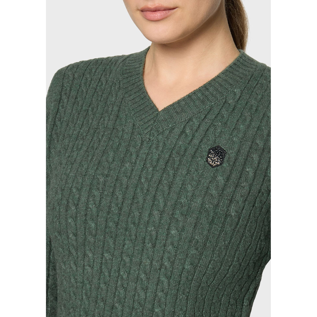 Samshield AW26 Lisa Twisted Long Sleeve Pullover - Dark Forest