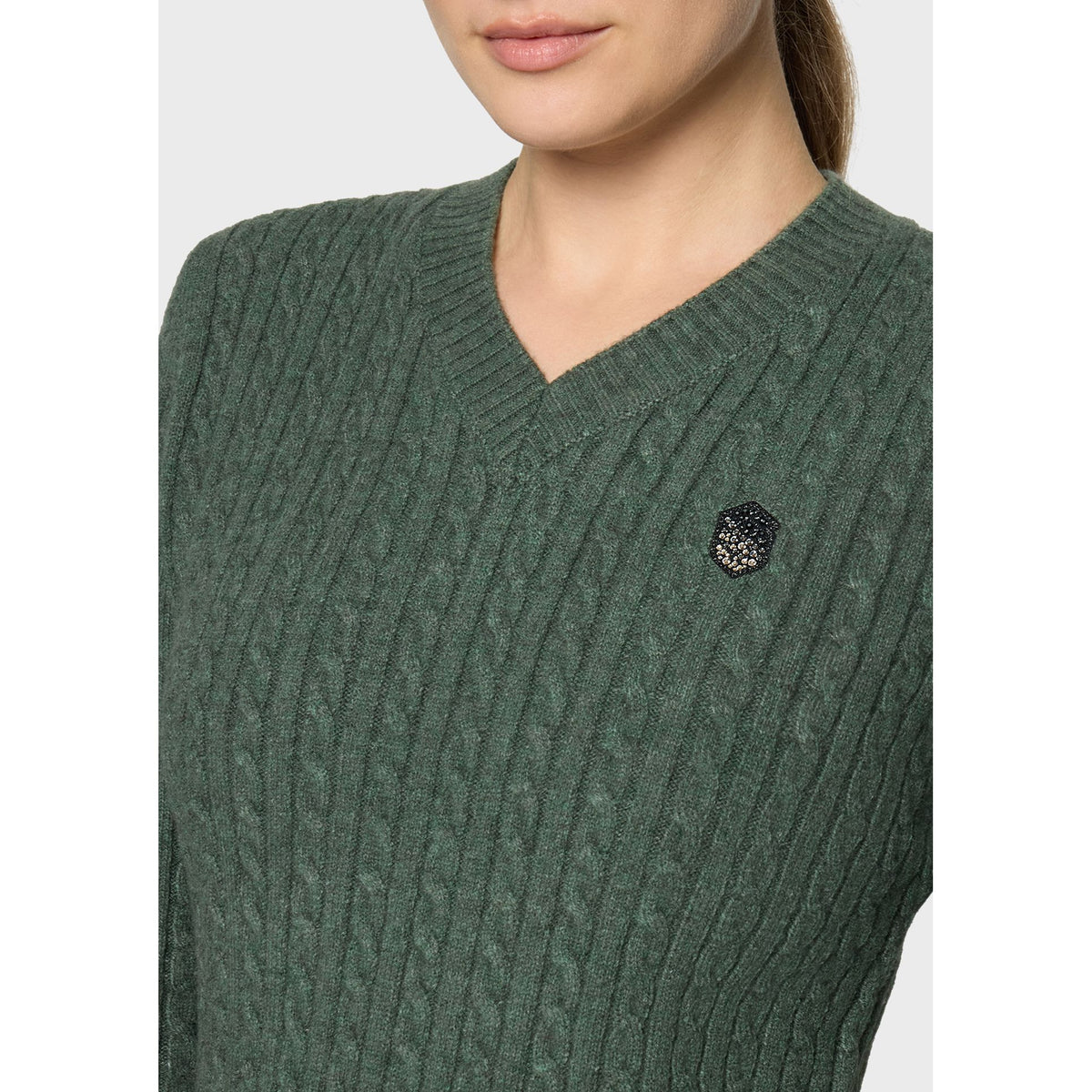 Samshield AW26 Lisa Twisted Long Sleeve Pullover - Dark Forest