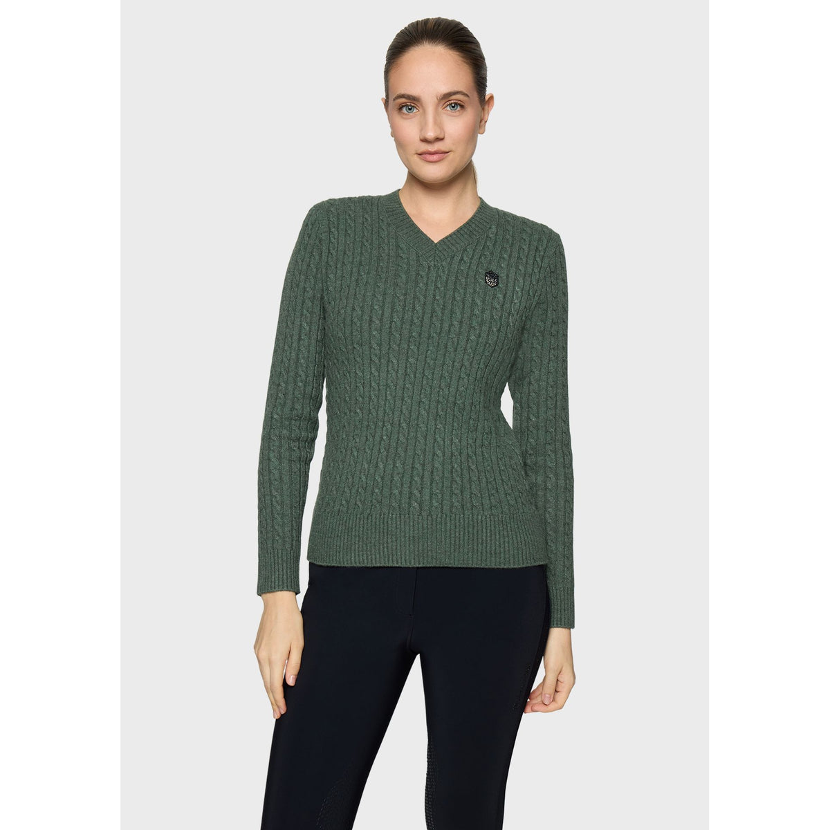 Samshield AW26 Lisa Twisted Long Sleeve Pullover - Dark Forest