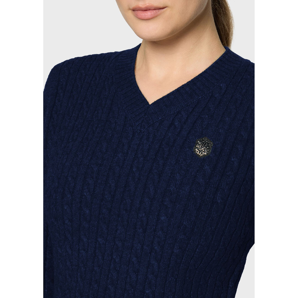 Samshield AW26 Lisa Twisted Long Sleeve Pullover - Navy