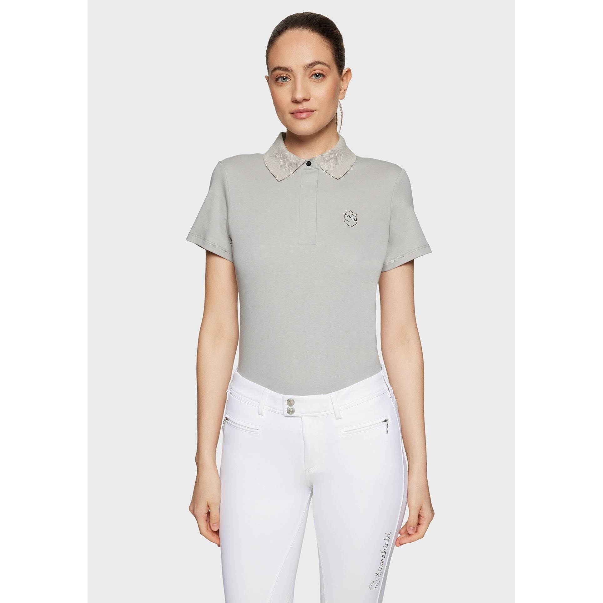 Samshield SS26 Marylin Polo Shirt - Light Grey