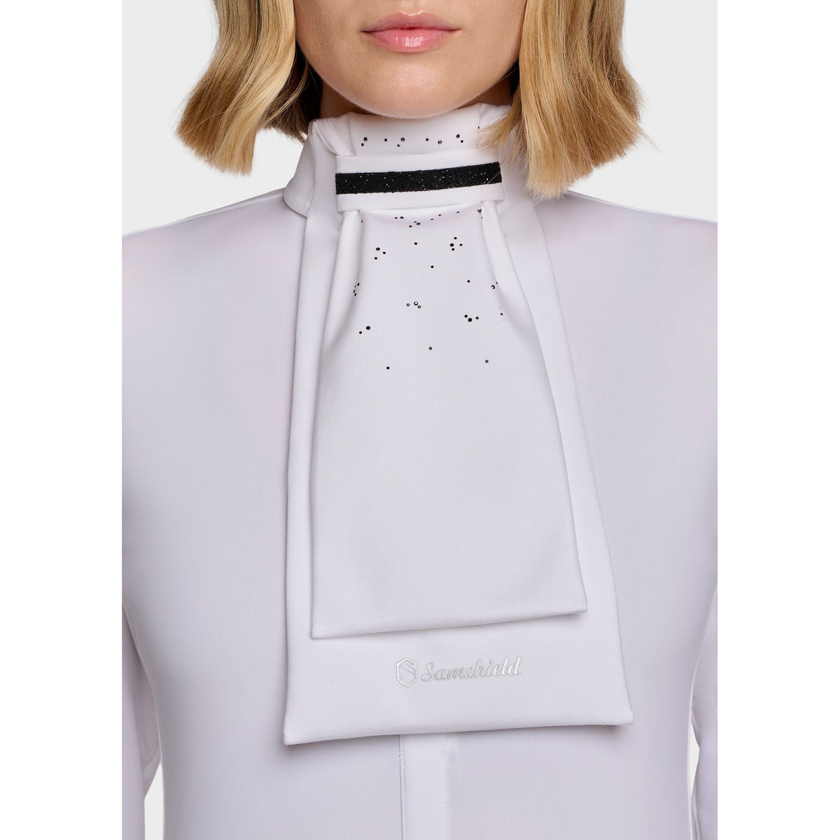 Samshield AW26 Plastron Crystal Fabric - Black Chrome