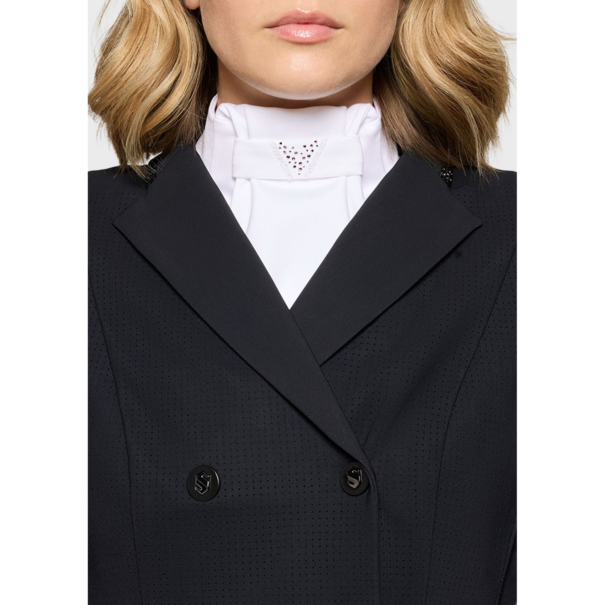 Samshield SS26 Plastron Crystal Fabric Triangle - Holo