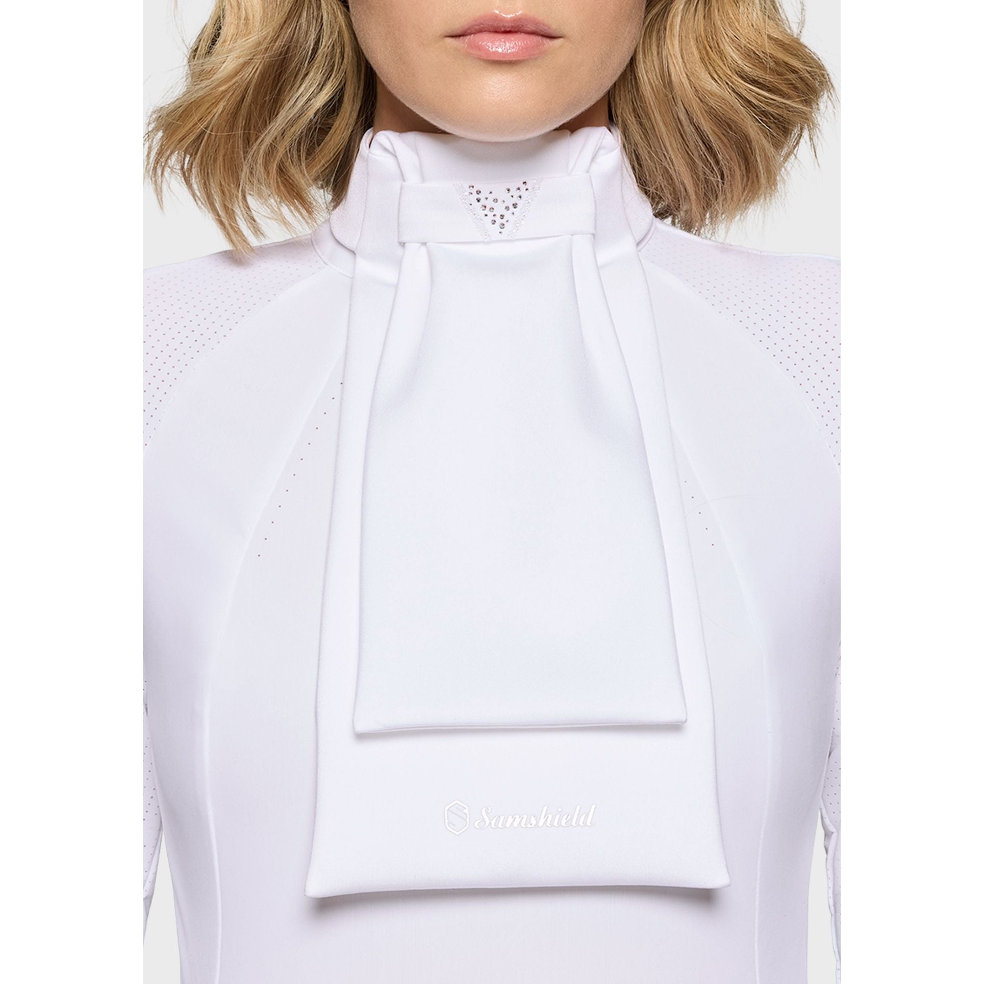 Samshield SS26 Plastron Crystal Fabric Triangle - Holo