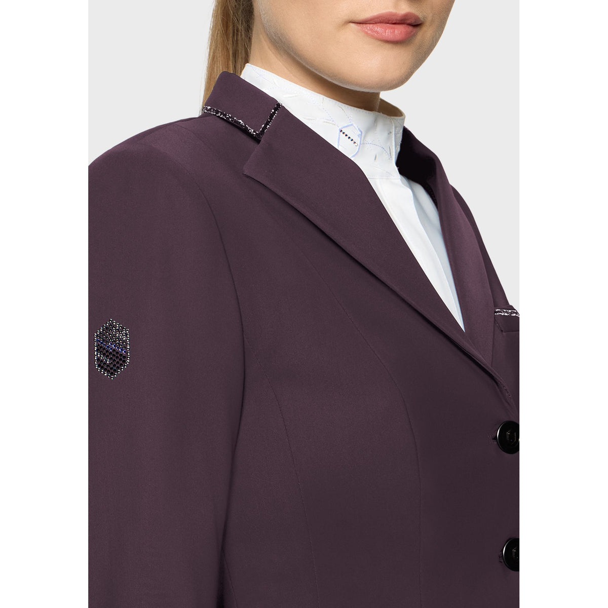 Samshield AW26 Victorine Crystal Fabric Show Jacket - Black Cherry