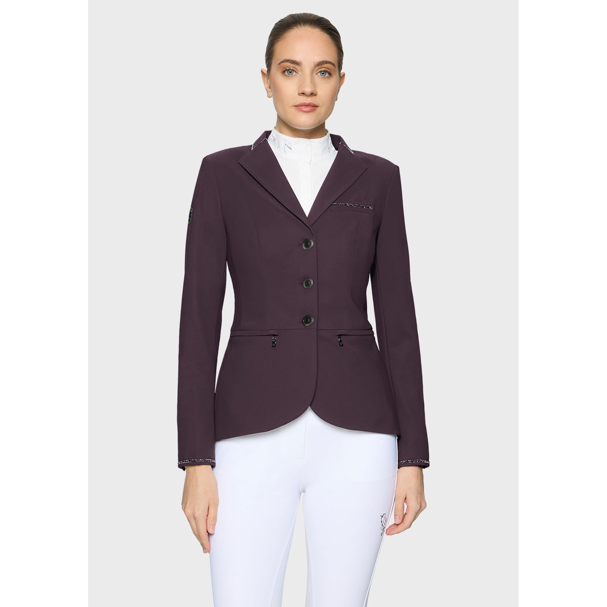 Samshield AW26 Victorine Crystal Fabric Show Jacket - Black Cherry