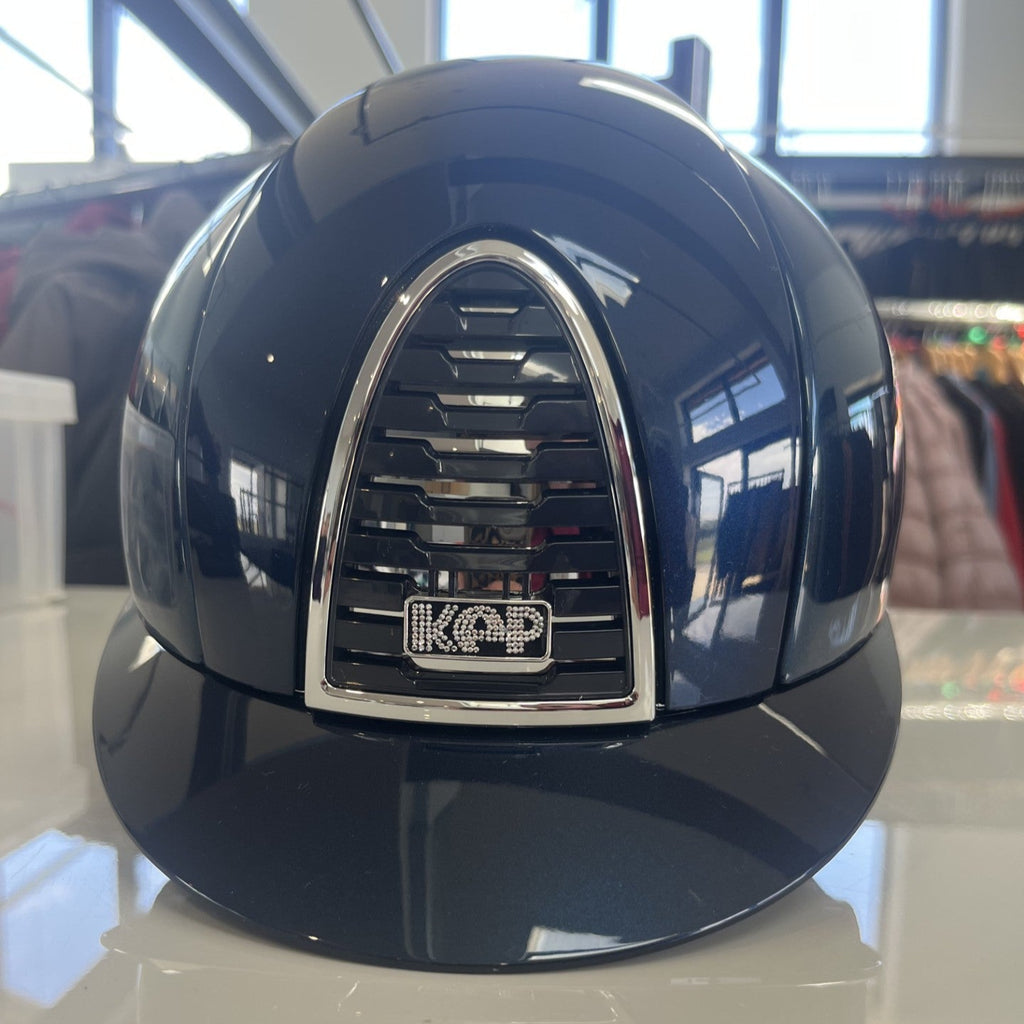 Kep Cromo2 Blue Shine/Silver Frame & Crystal Logo Medium KE18