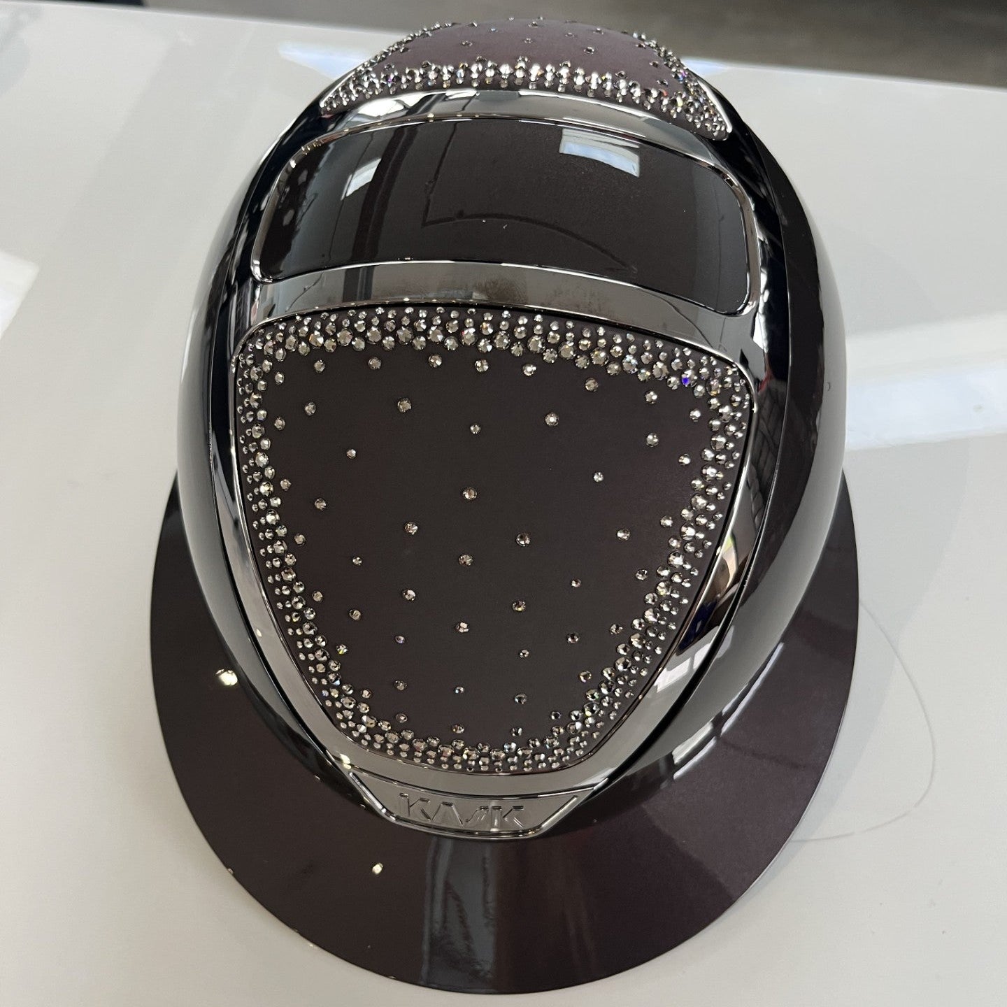 Kask Star Lady Pure Shine Espresso Brown In-out Crystal S - in stock and ready to ship! KA13