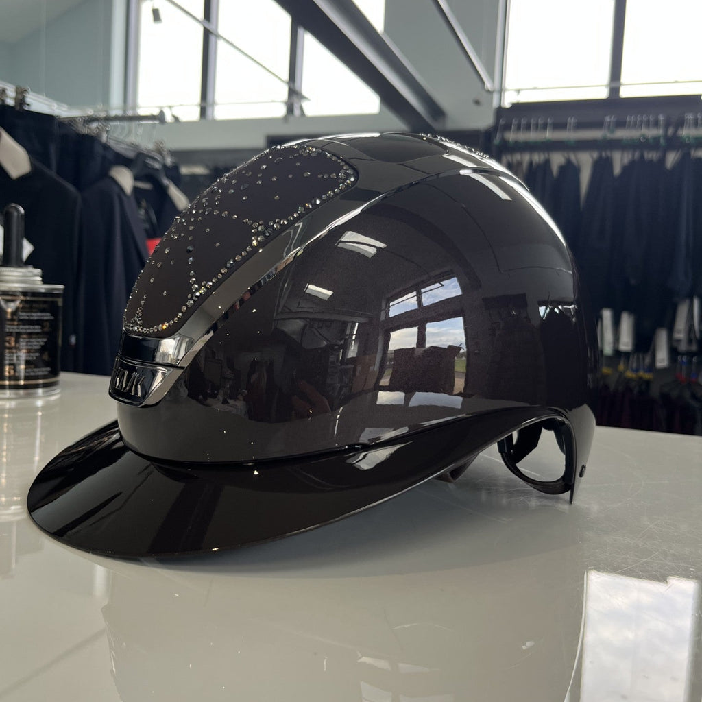 Kask Star Lady Pure Shine Espresso Brown/Greige Swarovski Riviera M - K712