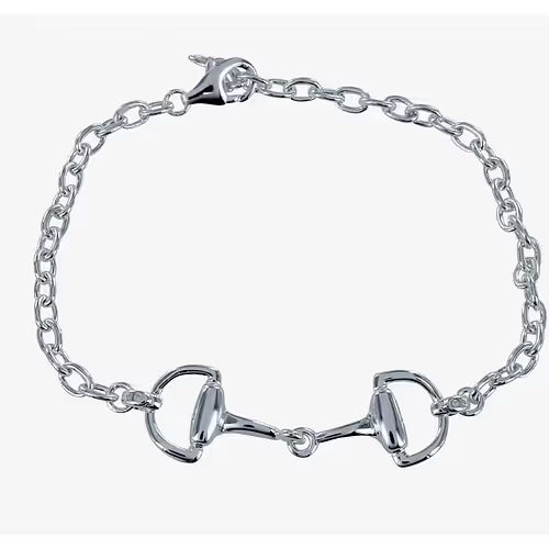 Stirrup & Lead - Chunky Sterling Single Snaffle Bracelet