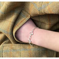 Stirrup & Lead - Chunky Sterling Single Snaffle Bracelet