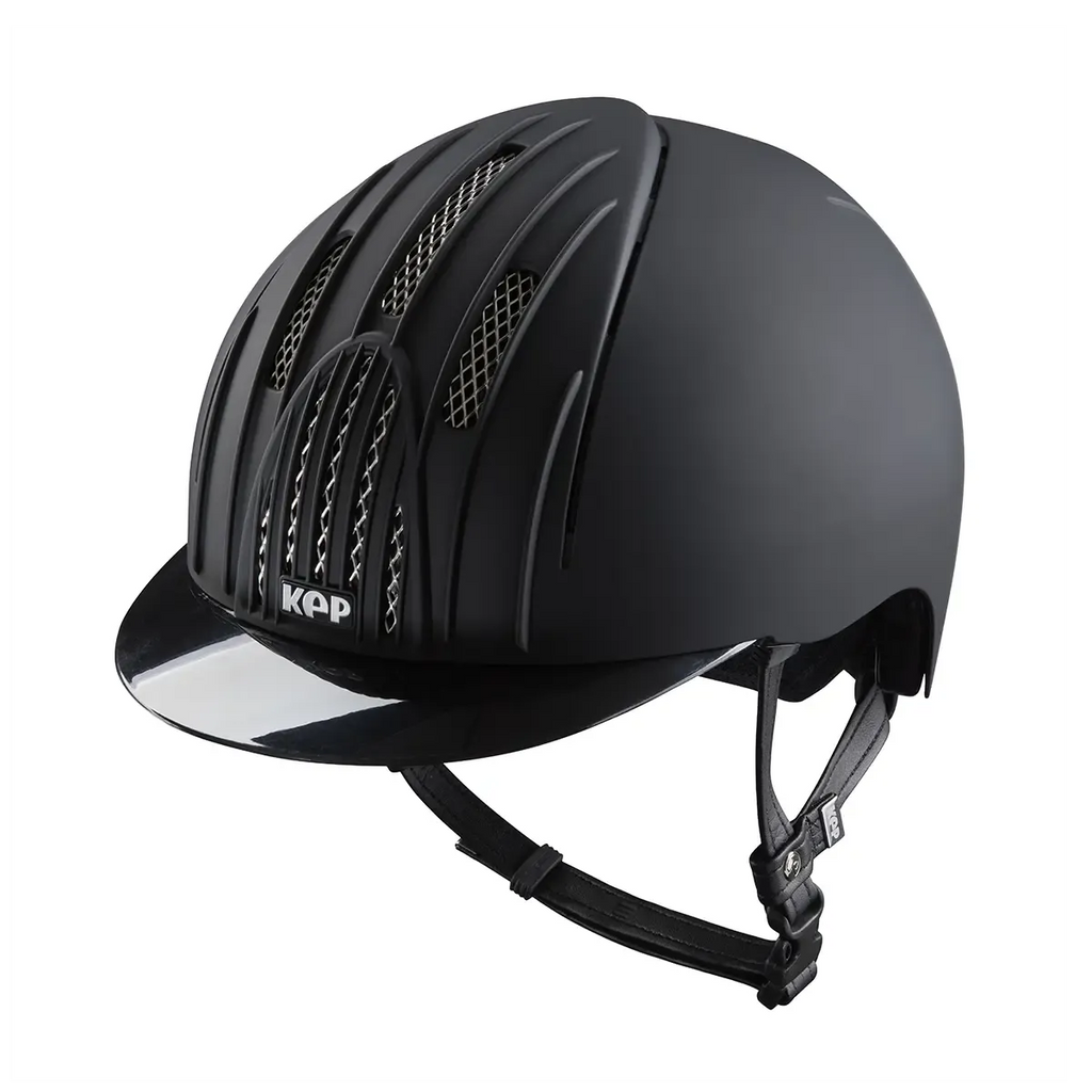 Kep Cromo2 - KEP Endurance Horse Ball Soft Visor Helmet / Matt Black