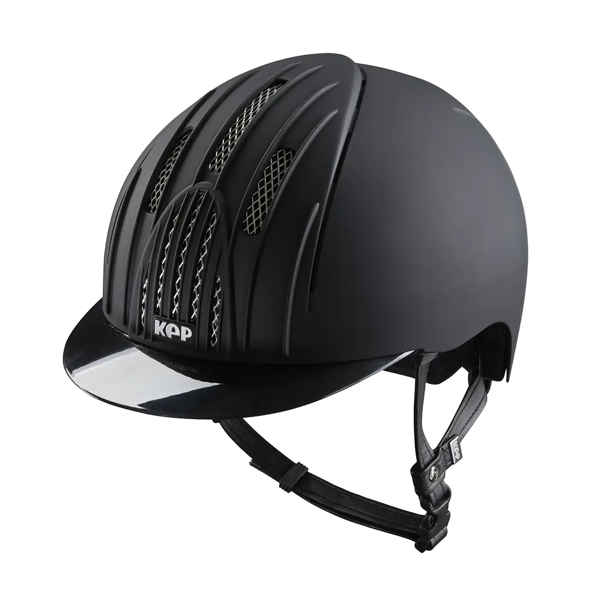 Kep Cromo2 - KEP Endurance Horse Ball Soft Visor Helmet / Matt Black