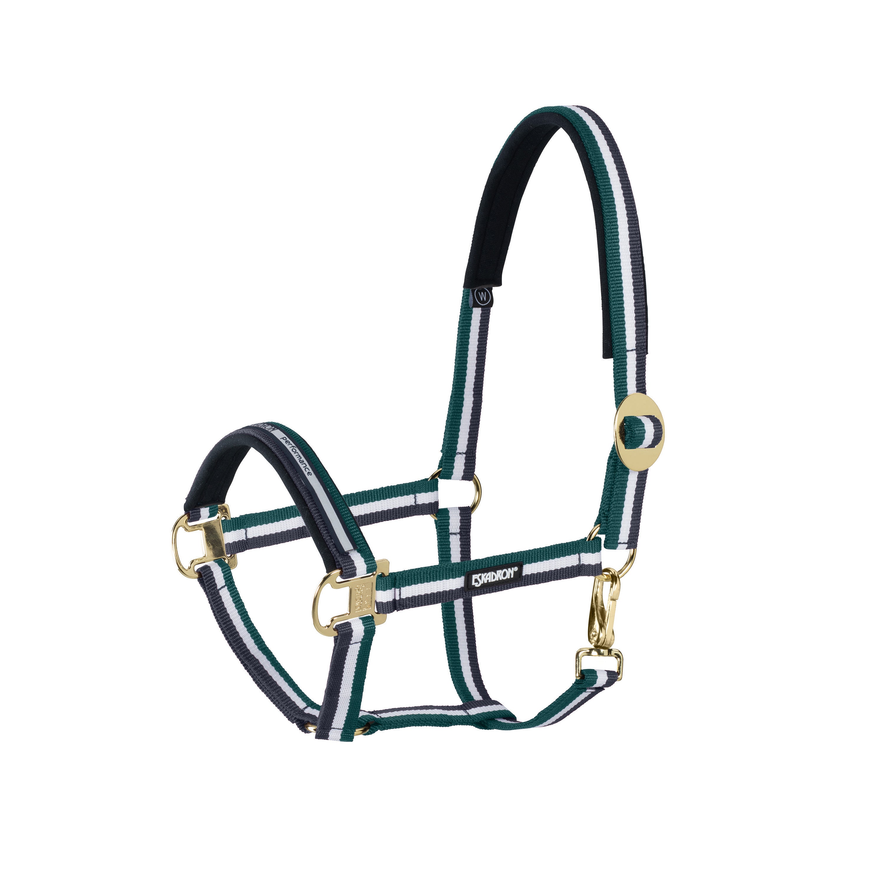 Eskadron Headcollar - Sliding Buckle Brass