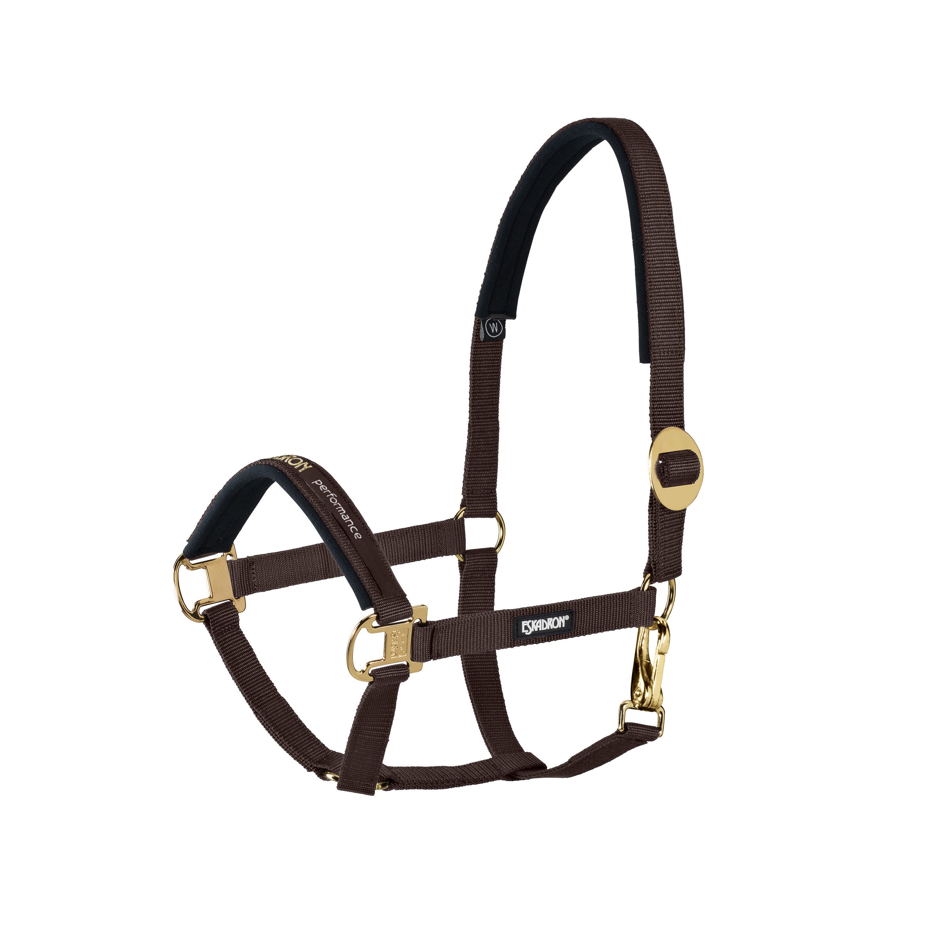 Eskadron Headcollar - Sliding Buckle Brass