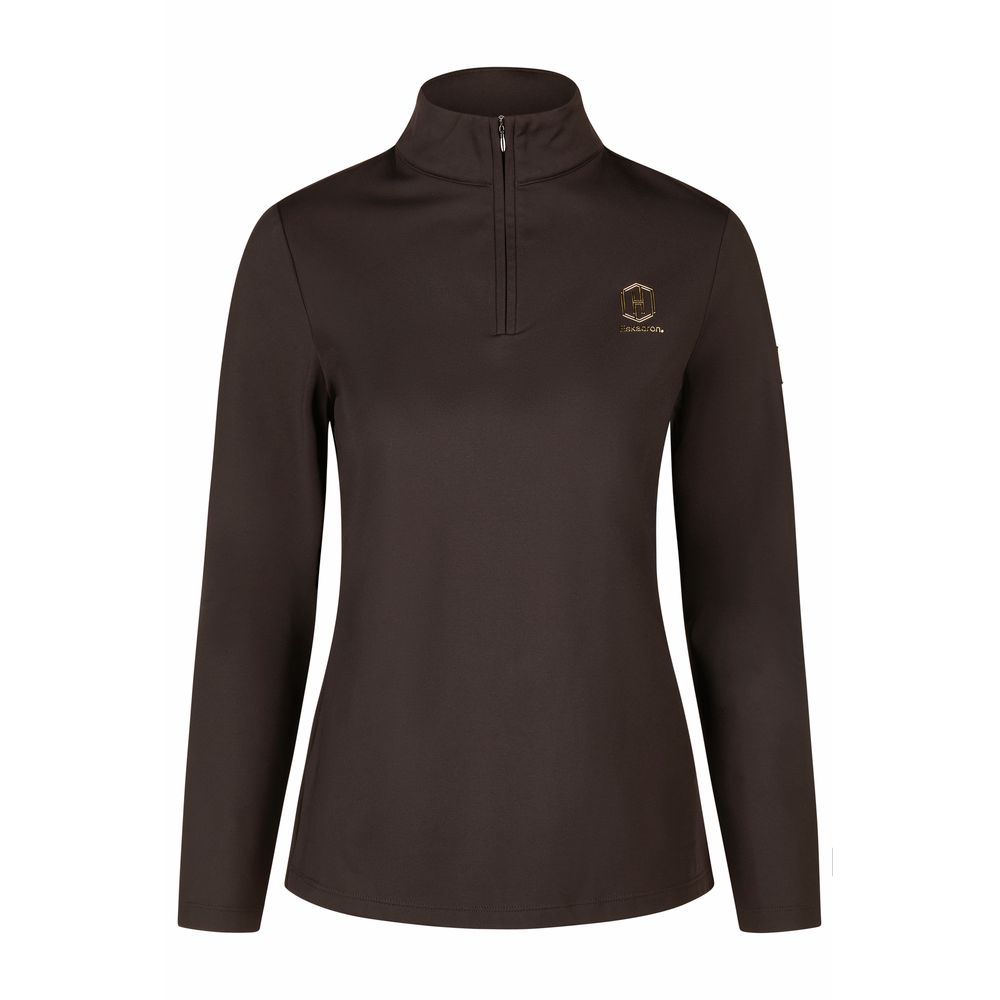 Eskadron AW25 Heritage Half zip shirt 822158- Black Truffle 90