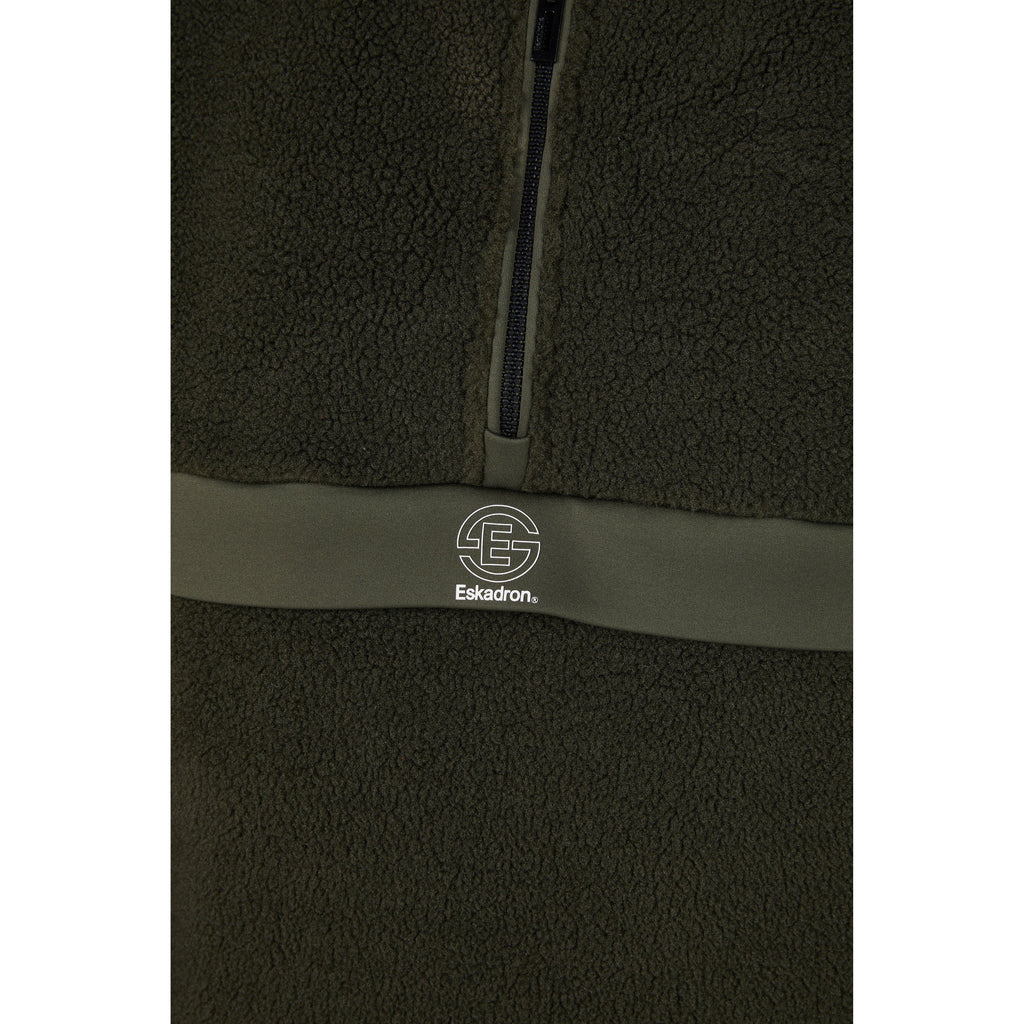 Eskadron AW25 Dynamic Half Zip Teddy Fleece 8223- Deep Green 190