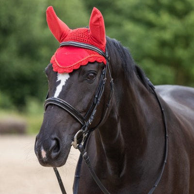 Covalliero Ear Bonnet - Red - COB