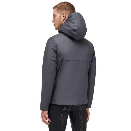 Cavalleria Toscana Mens Hooded Shell Jacket with quilted lining - Medium