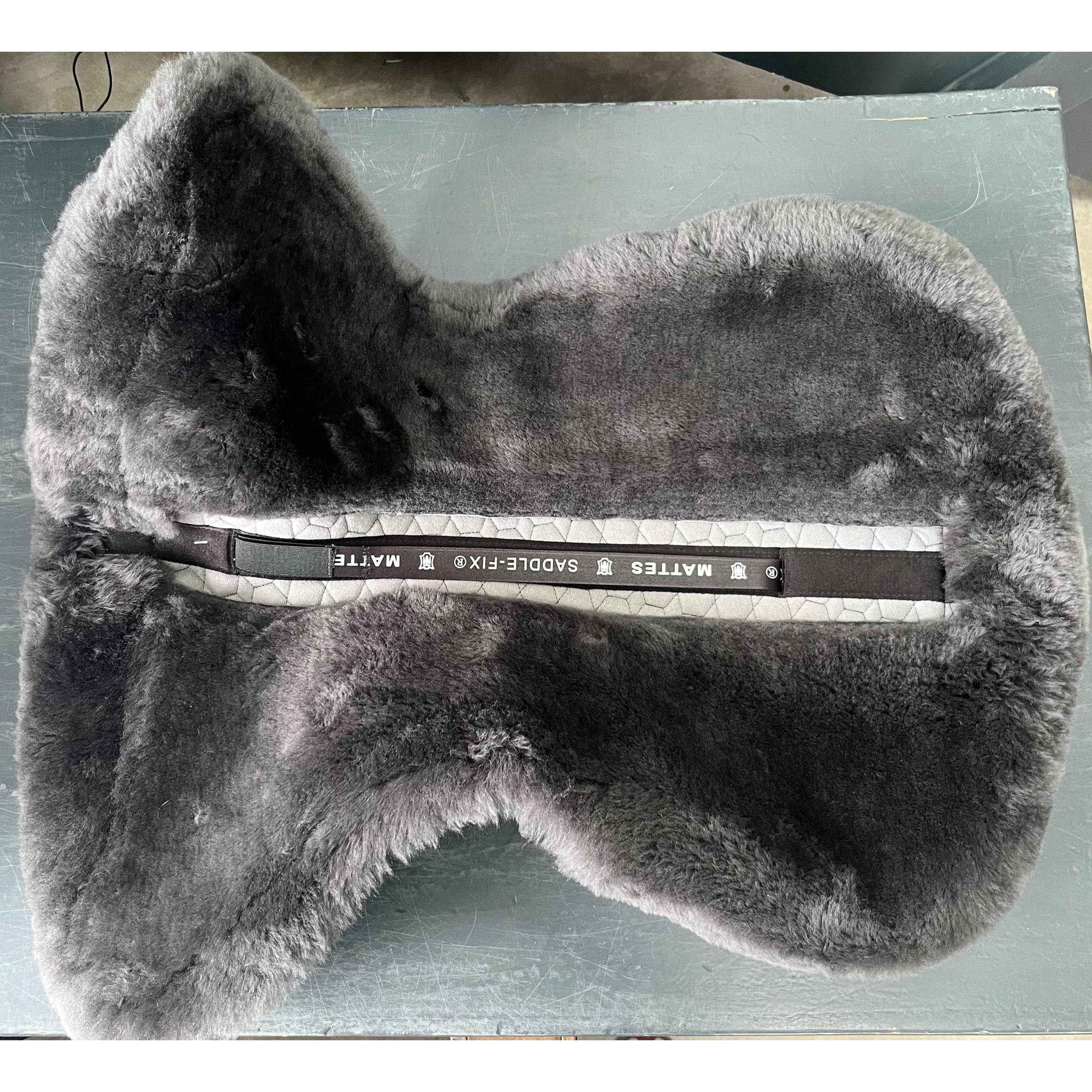 Mattes Fully Lined Half Pad with Front Trim and Rear Trim - Black/Graphite FULL