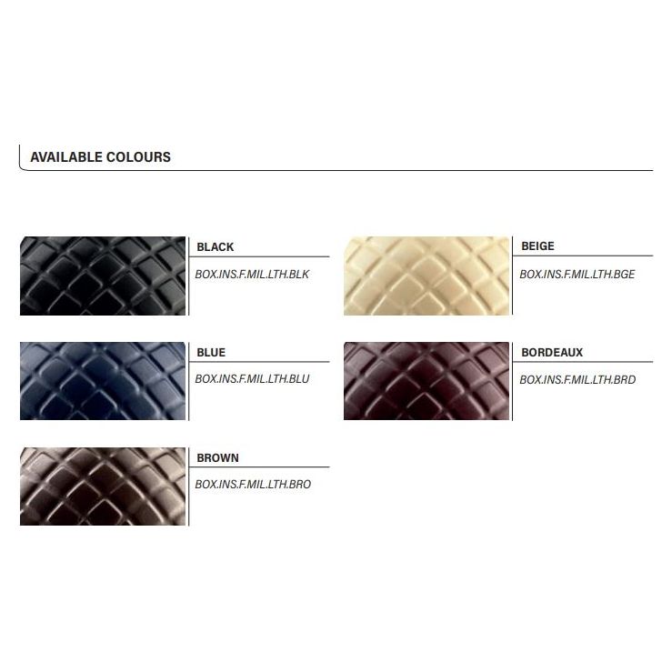 Kep Cromo2 - Milano Leather Collection - Inserts for front panel